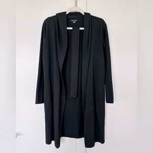 Eileen Fisher Traceable Organic Cotton Jersey Hooded Wrap Jacket